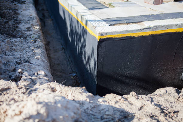 Professional Exterior Waterproofing technician working in Highlands, NJ